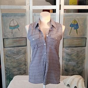 Ann Taylor petite sleeveless blouse